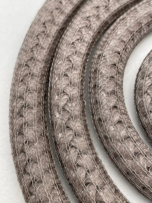 Dichtschnur Ofendichtung rund 10mm mit Metalldraht 1,5m