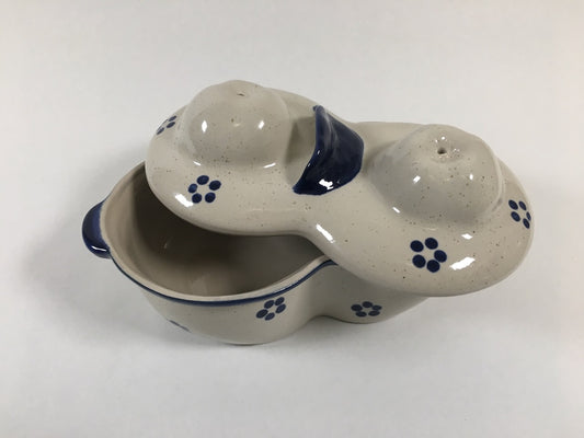 Handgefertigte Bratapfel Backform aus Keramik AVENA