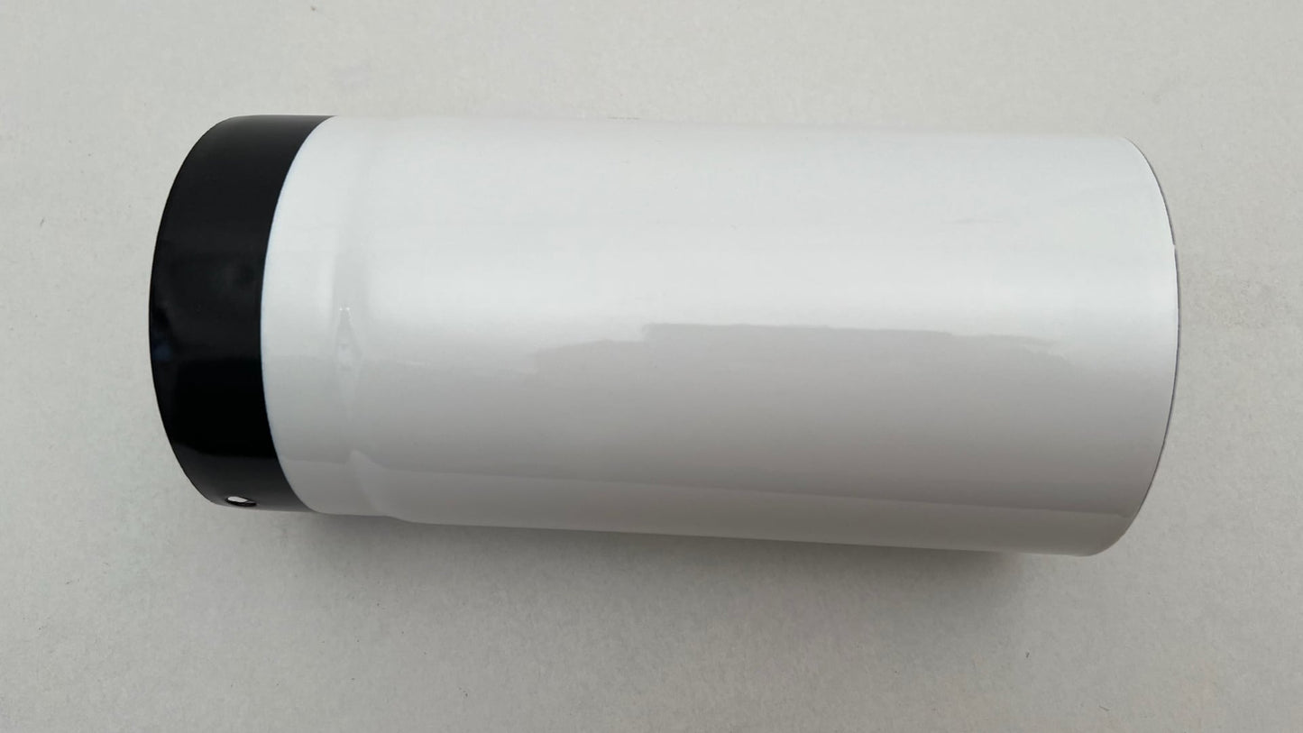 Ofenrohre weiß emailliert verschiedene Größen