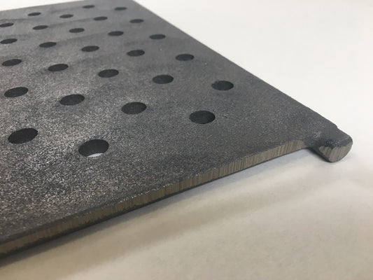 Ofenrost 21 x 32 cm als Klapprost, Kaminrost Guss