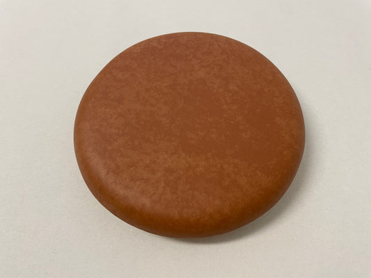 Reinigungskachel Rio braun Putzdeckel für Kachelofen rund 15 cm