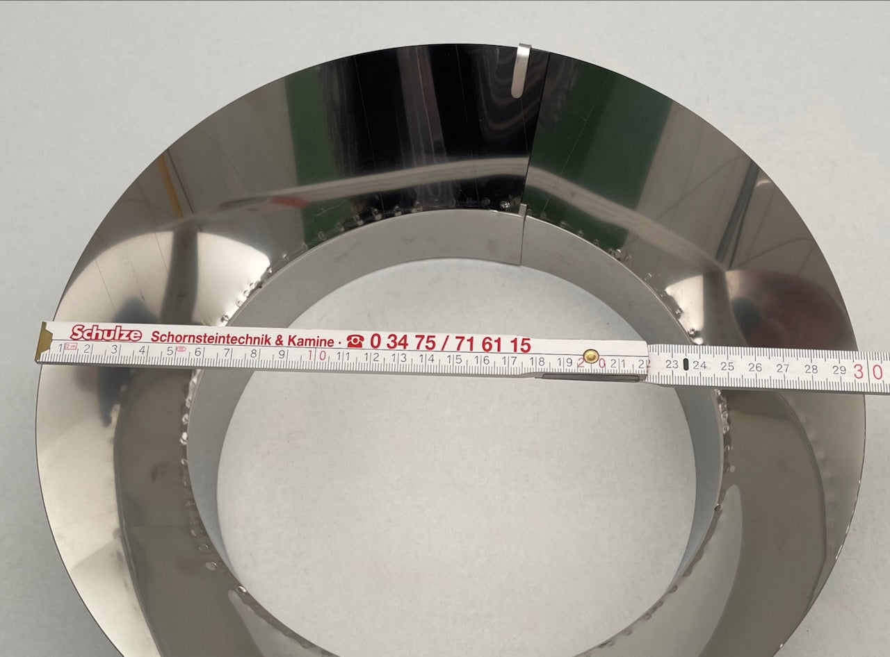 Regenabweiser Regenkragen für doppelwandiges Rohr DN 150