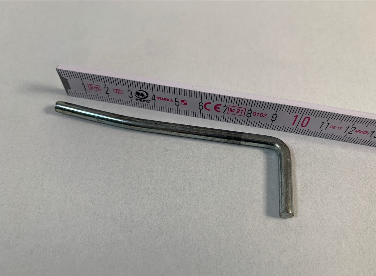Manovella di pulizia per alesatore per stufa a olio 10cm