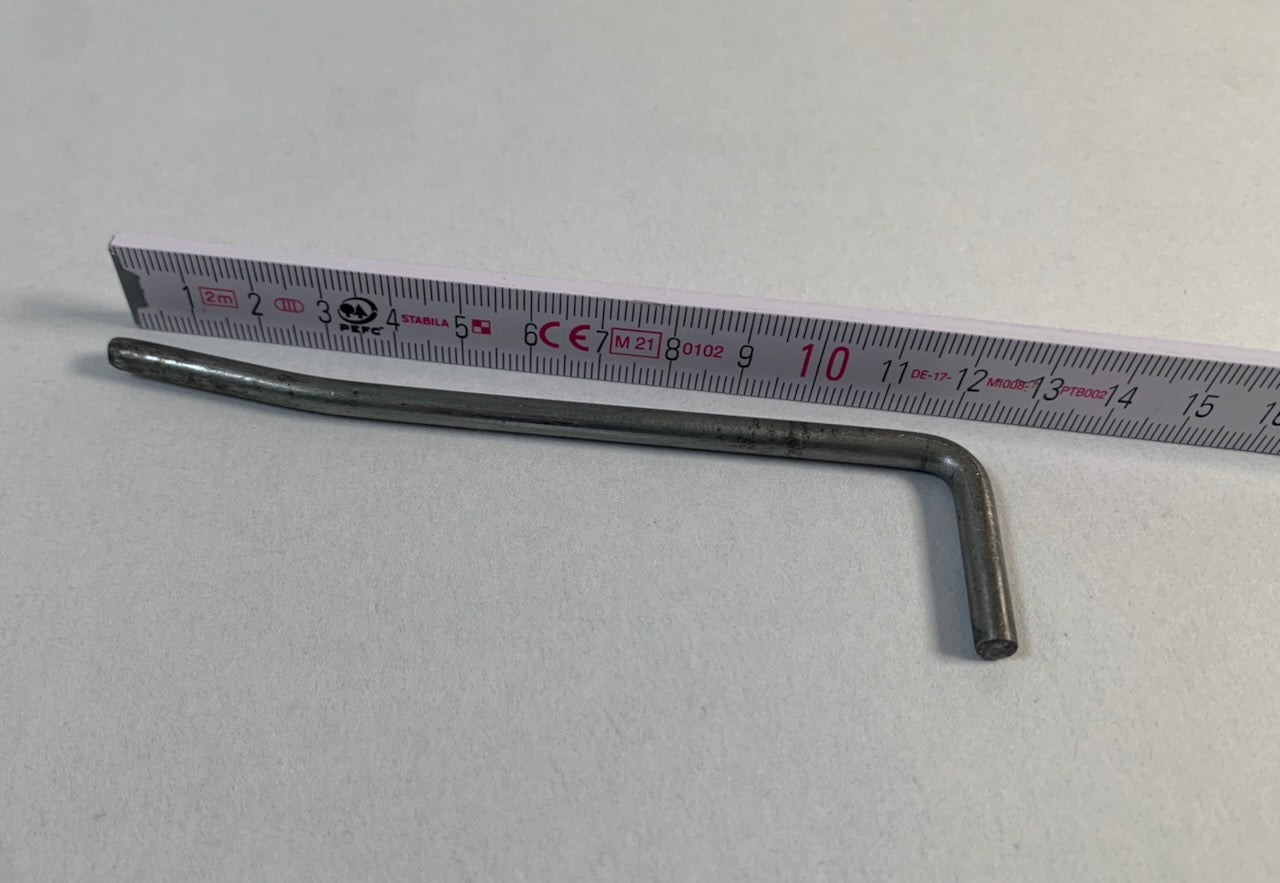 Čistící klikový nástroj pro vystružování pro kamna na olej 12,5 cm