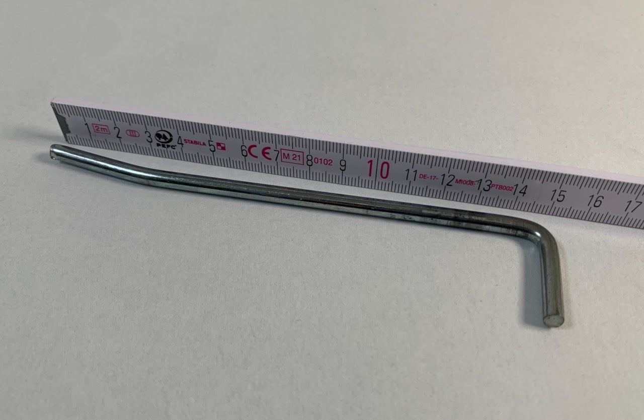 Rensebøjle til glødelampeovn 15 cm