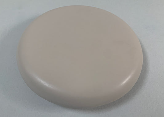 Reinigungskachel Tundra beige (ohne Glanz) Putzdeckel für Kachelofen rund 15 cm B-Ware