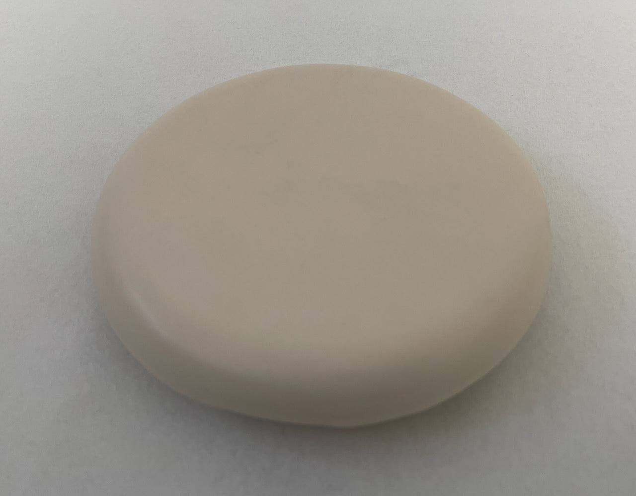 Reinigungskachel Tundra beige (ohne Glanz) Putzdeckel für Kachelofen rund 15 cm