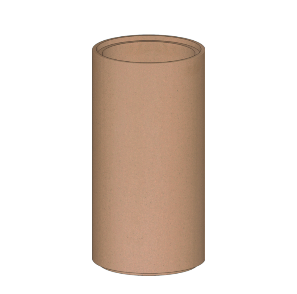 Schornstein Schamotterohr 140mm bis 250mm