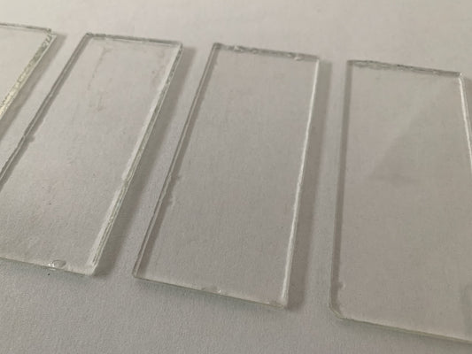 Ofenscheiben 5x Länge 10 cm; Breite 4,5 cm und Höhe 0,3 cm gebraucht (keine Rücknahme)
