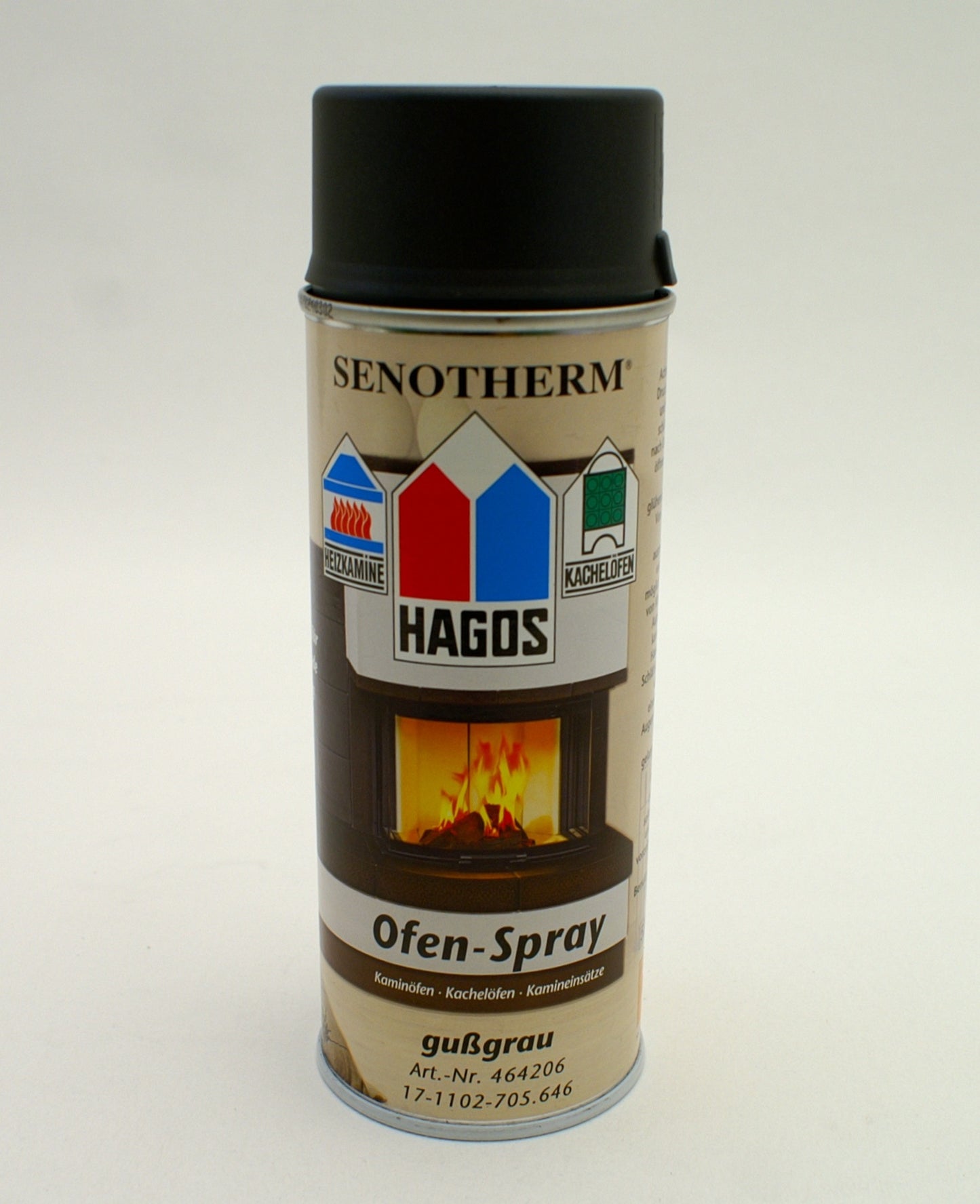 Ofenlack Senotherm Spray verschiedene Farben gussgrau