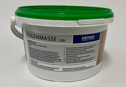 Fugenmasse Kachelofen Eimer 2kg verschiedene Farben