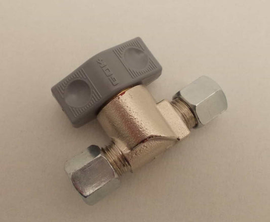 Absperrventil 8mm für Ölofen / Ölheizeinsatz Schnellschlussventil