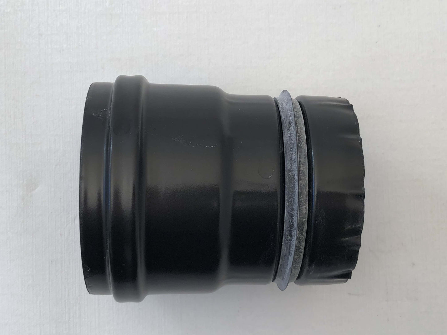 Adapter von Abgasstutzen auf Pelletofenrohr 80mm für Pelletofen