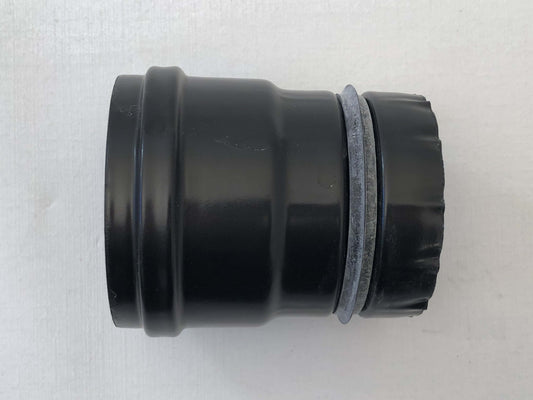 Adapter von Abgasstutzen auf Pelletofenrohr 100mm für Pelletofen