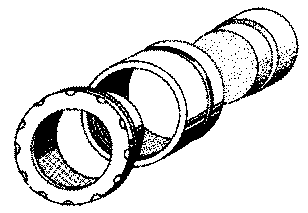 Reinigungsbuchse Aluguss „VRB“ mit runder Einbauhülse