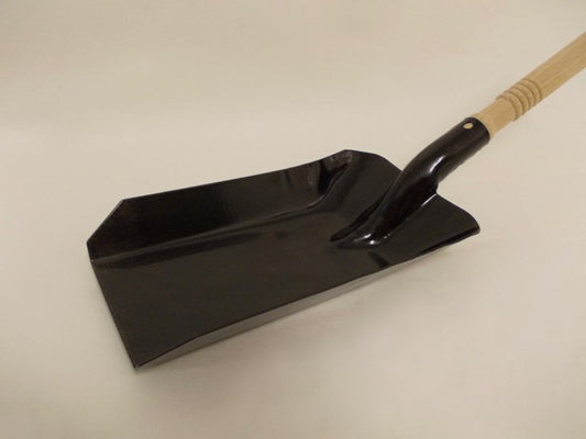 Ascheschaufel Holzschaufel mit Holzgriff und Öse