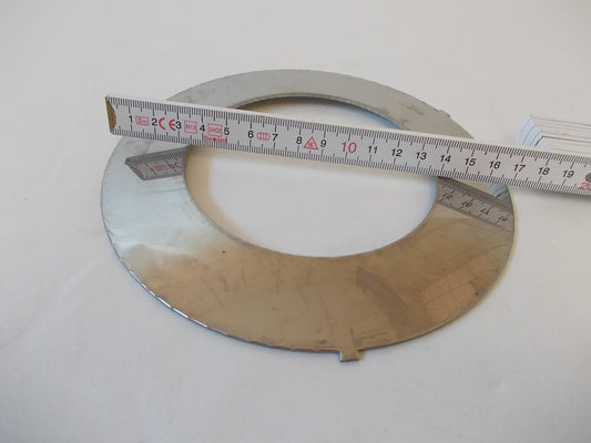 Brennerring 170 / 105 mm oberer für Ölheizeinsatz 6 kW Chromstahl