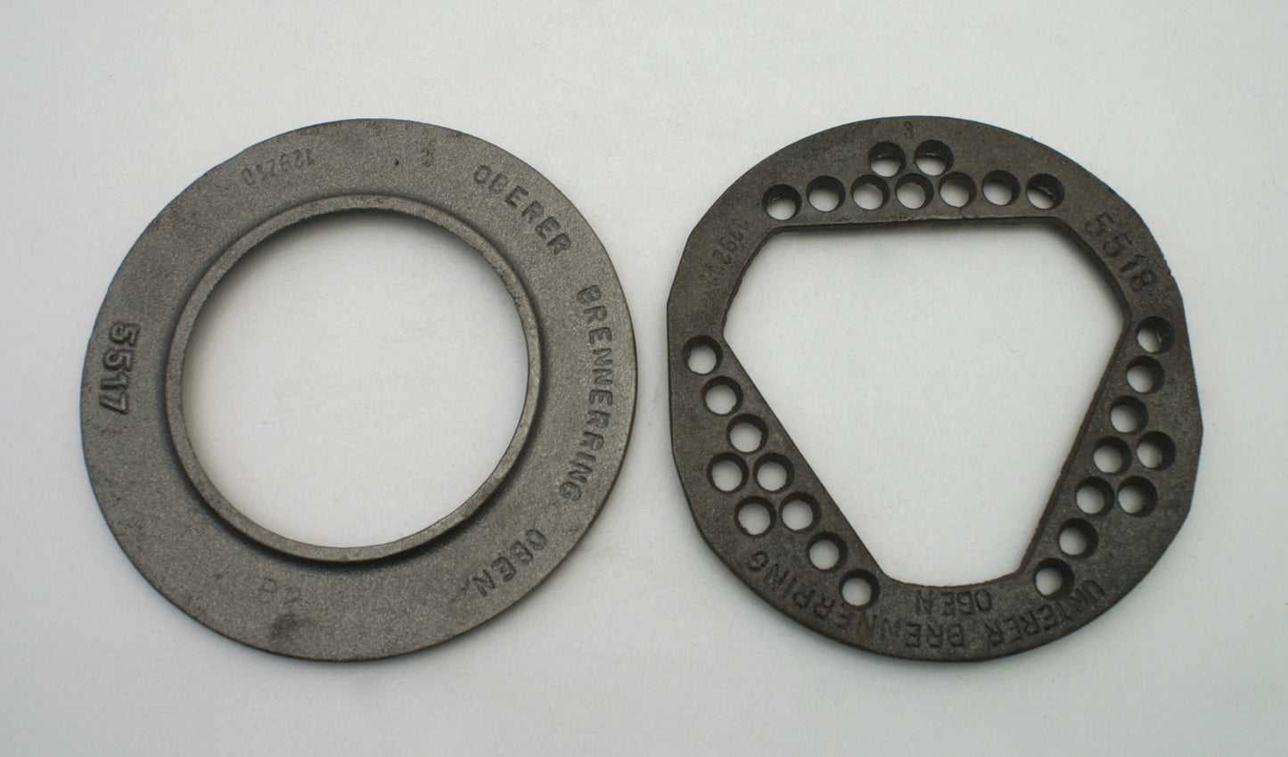 Brennerring 165 / 100 mm oberer für Ölofen 4 kW Edelstahl