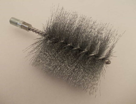 Bürstenkopf Rohrbürste Stahl rechteckig mit 1/2" Außengewinde