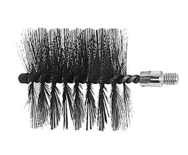 Bürstenkopf Rohrbürste Stahl rechteckig mit M10 Außengewinde