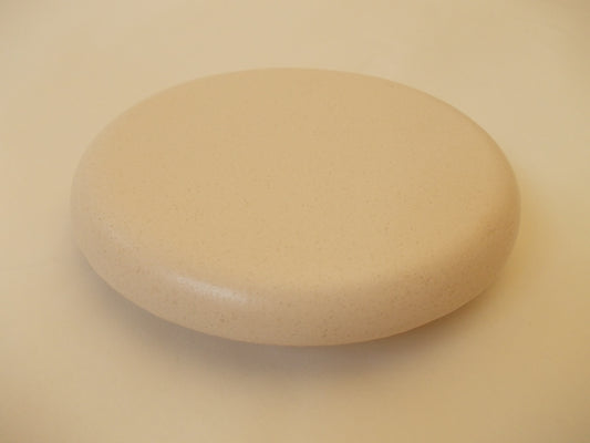 Reinigungskachel elfenbein Putzdeckel für Kachelofen rund 15 cm