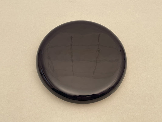 Reinigungskachel kobaltblau Putzdeckel für Kachelofen rund 15 cm