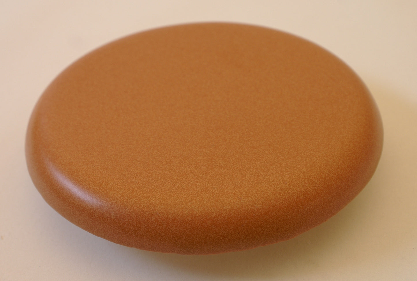 Reinigungskachel Rotbraun Putzdeckel für Kachelofen rund 15 cm