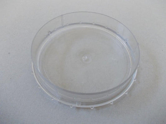 Verschlussdeckel 7,5cm Öltank transparent im Ölofen