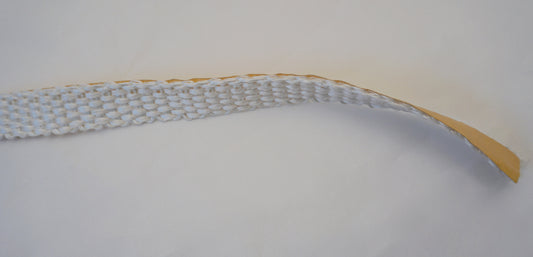 Selbstklebende weiße Flachdichtung 20x2mm Dichtschnur