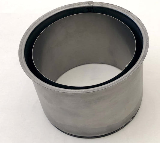 Wandfutter doppelt 12cm kurz Stahl verschiedene Durchmesser