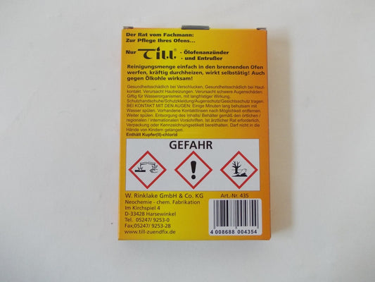 Entrußer / Rußfrei für Ölofen und Kohleofen