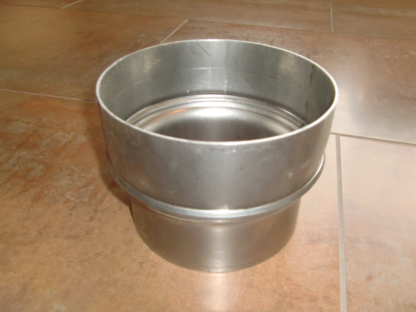 Erweiterungsstück 180 - 200 mm Erweiterung Übergang Ofenrohr stahlblank