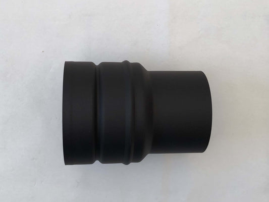 Erweiterungsstück 080 - 100 mm Erweiterung Übergang Ofenrohr lackiert Pelletofen