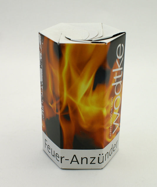 Kaminanzünder aus Holzwolle 4er Pack Schmuckkartons
