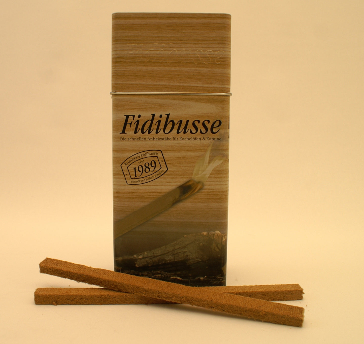 Fidibusse Kaminanzünder Schmuckdose Anheizstäbe (50 Stück)