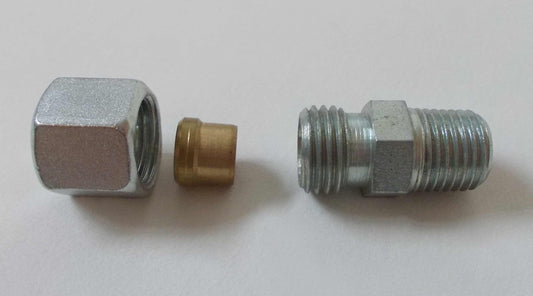 Gerade Einschraub-Verschraubung GEN-8 als Ersatzteil für Schneidring-Verschraubung 8mm