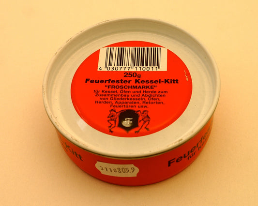 Feuerfester Kesselkitt für Kessel, Öfen, Herde 250g Dose