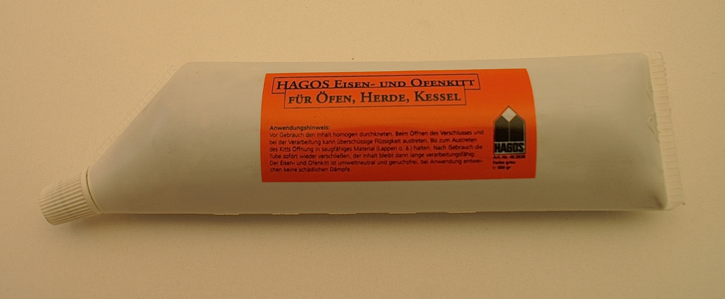 Feuerfester Kesselkitt für Kessel, Öfen, Herde 500g Tube
