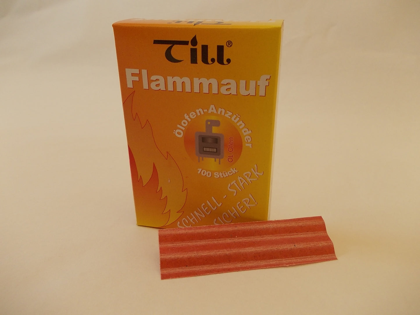 Fester Ölofenanzünder 5er Pack á 100 Streifen