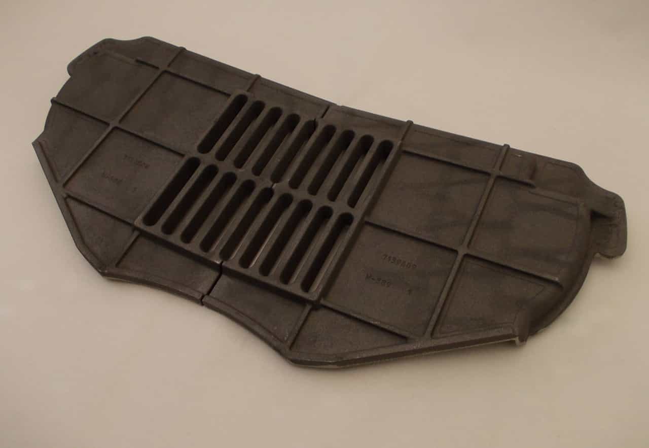 Ovaler Einlegerost Ofenrost 2-teilig 30x67cm