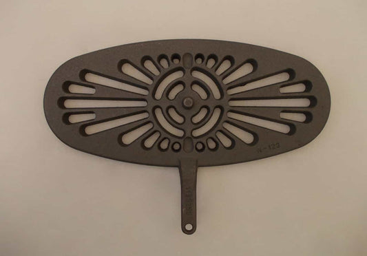 Ovaler Rüttelrost 16x36 cm Ascherost Gussrost Feuerrost