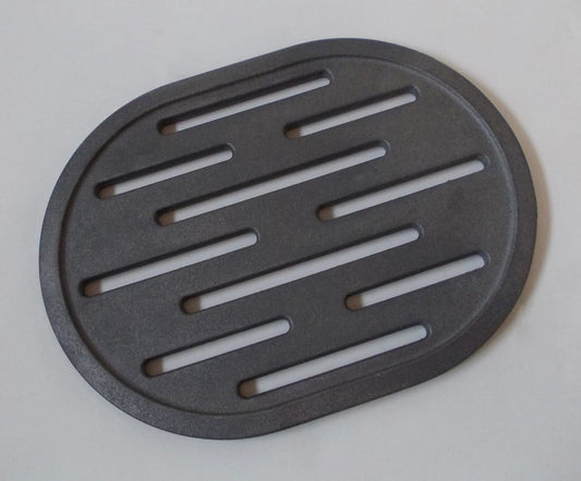Ovaler Rost 23x30 cm Ascherost Gussrost Feuerrost