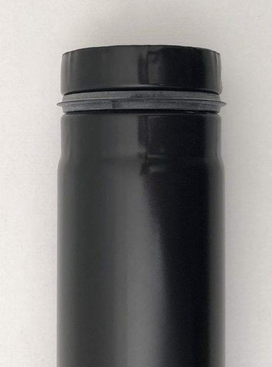 Pelletofenrohr schwarz emailliert mit Viton-Dichtung verschiedene Größen