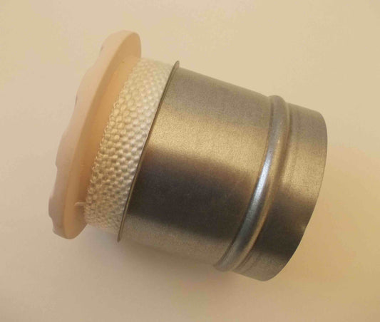 Keramik Reinigungsbuchse „rund mit Rahmen“ mit runder Einbauhülse