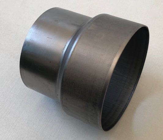 Reduzierstück 145 - 130 mm Ofenrohr Reduzierung Übergang stahlblank