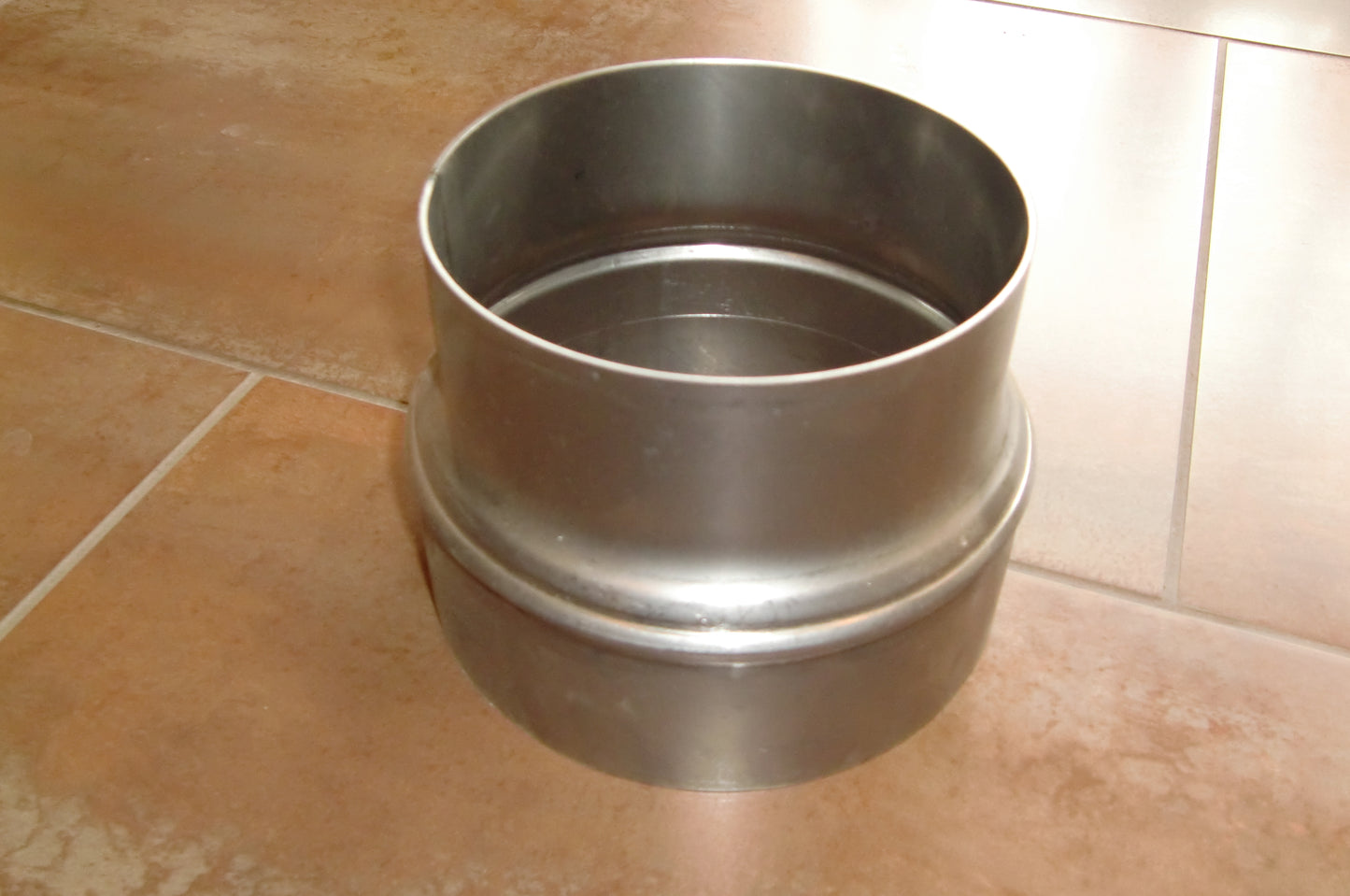 Reduzierstück 160 - 145 mm Ofenrohr Reduzierung Übergang stahlblank