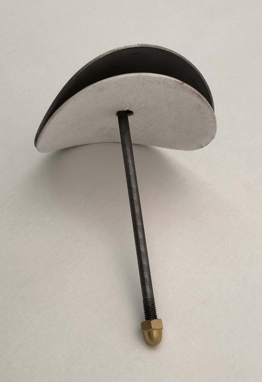 Reinigungsdeckel für D=180mm Ofenrohrbogen unlackiert