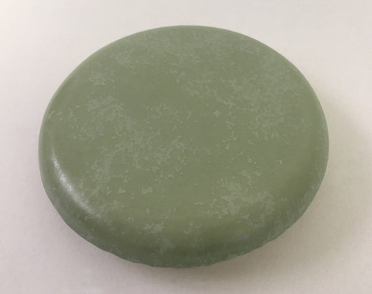 Reinigungskachel Farn Grün Putzdeckel für Kachelofen rund 15 cm