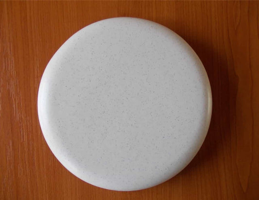 Reinigungskachel Polarweiß, Putzdeckel für Kachelofen, rund 15 cm