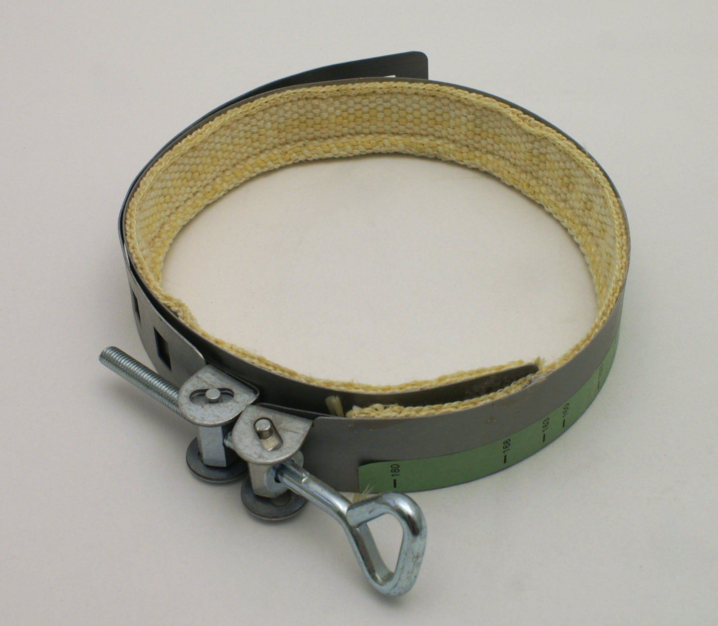 Rohrschelle 120 - 200 mm mit Dichtung für Rauchrohr verstellbar